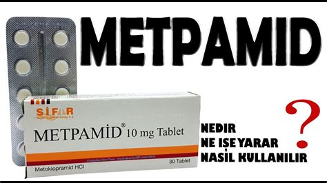 metpamid kullanımı